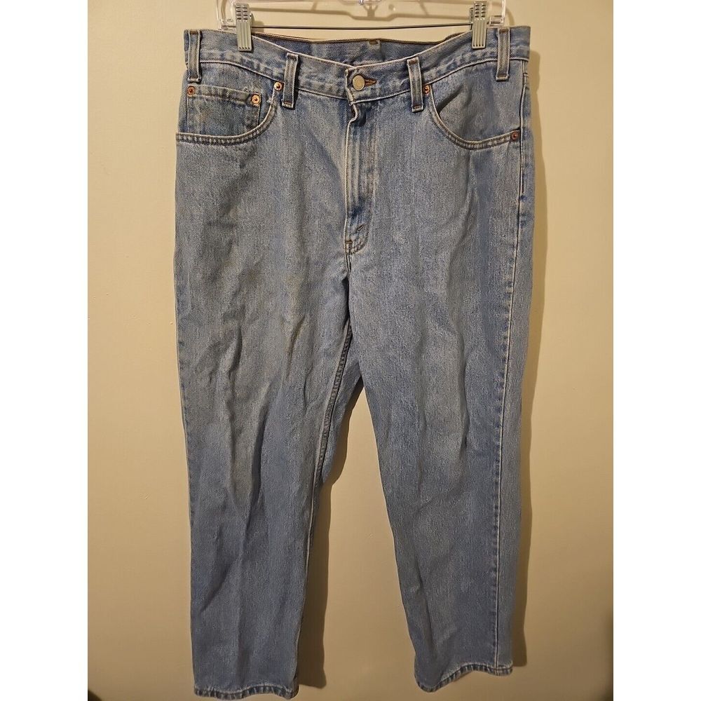 Levis 550 Jeans Men's Size 36x30 Blue Denim  5 Pocket Durable